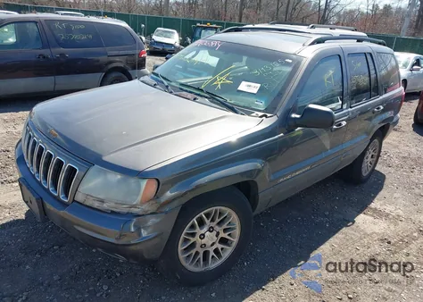 2002 Jeep Grand Cherokee Limited z USA, uszkodzony, nr VIN 1J4GW58S62C281037